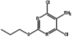 4,6-dichloro-2-propylsulfanylpyrimidin-5-amine