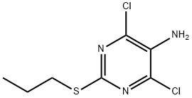 4,6-dichloro-2-propylsulfanylpyrimidin-5-amine