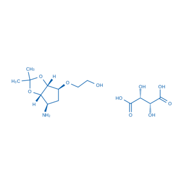 2-(((3aR,4S,6R,6aS)-6-amino-2,2- dimethyltetrahydro-3aH-cyclopenta[d][1,3]dioxol-4-yl)oxy)ethanol (2