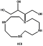 10-[(1RS,2SR)-2,3-dihydroxy-1- (hydroxymethyl)propyl)-1,4,7,10- tetraazacyclododecan.4HCI