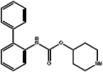 4-Piperidyl -N- (2-biphenyl) carbamate