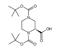 (2S)-1,4-bis(tert-butoxycarbonyl)piperazine-2-carboxylic acid