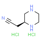 2-[(2S)-piperazin-2-yl]acetonitrile dihydrochloride