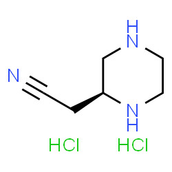 2-[(2S)-piperazin-2-yl]acetonitrile dihydrochloride