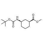 methyl (1S,3R)-3-((tert-butoxycarbonyl)amino)cyclohexane-1-carboxylate