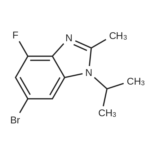 6-Bromo-4-fluoro-1-isopropyl-2-methyl-1H-benzo[d]imidazole