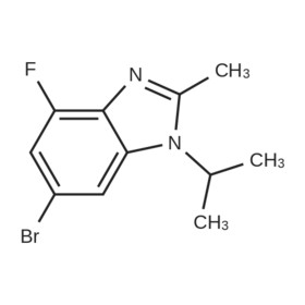 6-Bromo-4-fluoro-1-isopropyl-2-methyl-1H-benzo[d]imidazole