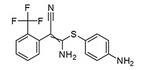 SL327, 3-amino-3-(4-aminophenylthio)-2-(2-(trifluoromethyl)phenyl)acrylonitrile