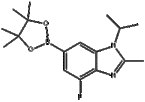 1H-Benzimidazole, 4-fluoro-2-methyl-1-(1-methylethyl)-6-(4,4,5,5-tetramethyl-1,3,2-dioxaborolan-2-yl