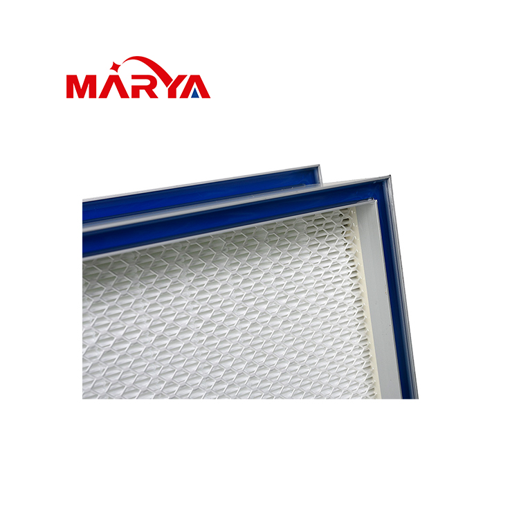 Marya Pharmaceutical Clean Room H13 H14 Panel Type 99.999% HEPA Filter for Dust Free Factory  