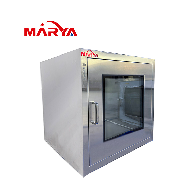 Marya Class100 Cleanroom Equipment Stainless Steel 400X400X400mm Static Passbox Pass-Through Window 