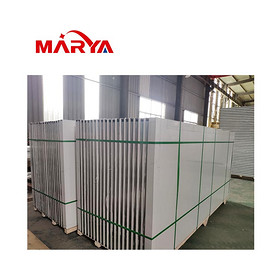 Marya 50mm Double Layer MGO Board Rock Wool Honeycomb Fireproof Sandwich Cleanroom Panel for Electro