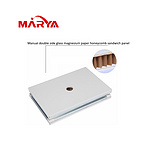 Marya 50mm Double Layer MGO Board Rock Wool Honeycomb Fireproof Sandwich Cleanroom Panel for Electro