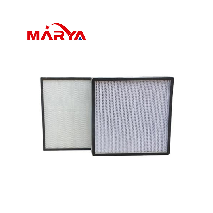 Marya Pharmaceutical Clean Room H13 H14 Panel Type 99.999% HEPA Filter for Dust Free Factory  