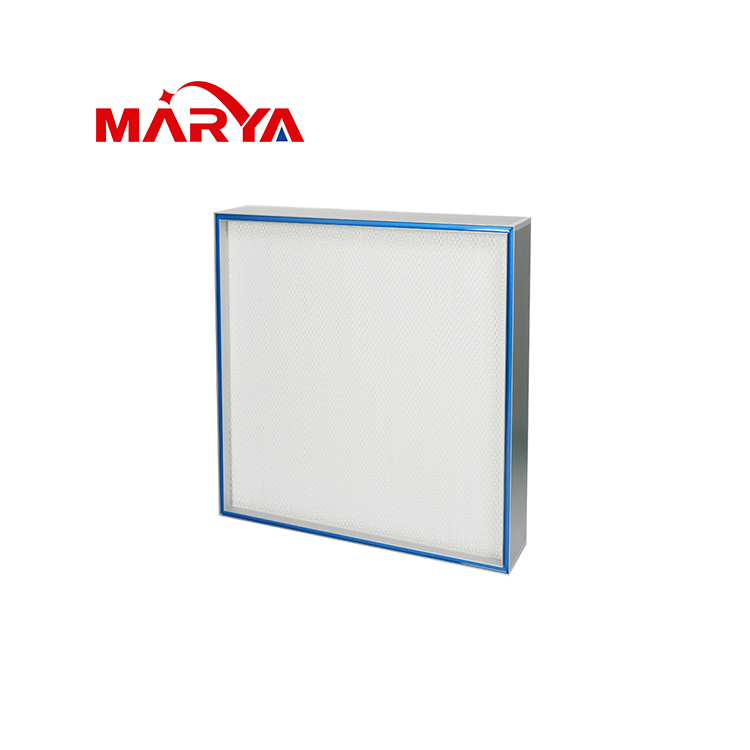 Marya Pharmaceutical Clean Room H13 H14 Panel Type 99.999% HEPA Filter for Dust Free Factory  