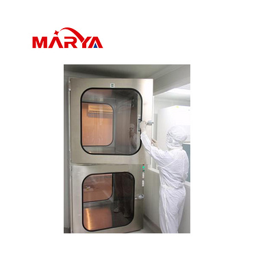 Marya Class100 Cleanroom Equipment Stainless Steel 400X400X400mm Static Passbox Pass-Through Window 