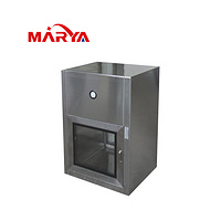 Marya Pharmaceutical Cleanroom Equipment in Stock 600X600X600mm Stainless Steel Dynamic Passbox with