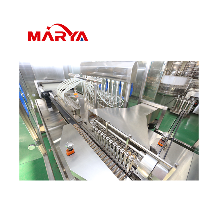 Marya Pharmaceutical Ampoule Liquid Filling Machine in Ampoule Bottle Filling Sealing Line  