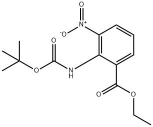 Ethyl2-((tert-butoxycarbonyl)amino)-3-nitrobenzoate