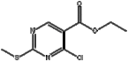 ethyl 4-chloro-2-methylthio-5-pyrimidine-carboxyl