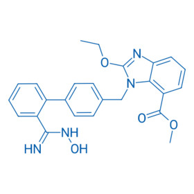 2-ethoxy-1-((2'-((hydroxyamino)iminomethyl)(1,1'-biphenyl)-4-yl)methyl)-1h-benzimidazole-7-carboxyli