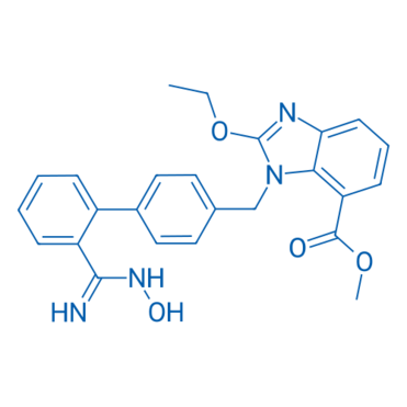 2-ethoxy-1-((2'-((hydroxyamino)iminomethyl)(1,1'-biphenyl)-4-yl)methyl)-1h-benzimidazole-7-carboxyli