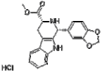 (1R,3R)-9H-pyrido[3,4-B]indole-3-carboxylic acid, 1,2,3,4-tetrahydro-1-(3,4-methylenedioxyphenyl), m