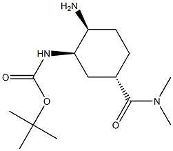 Carbamic acid, n-[(1r,2s,5s)-2-amino-5-[(dimethylamino)carbonyl]cyclohexyl]-, 1,1-dimethylethyl este