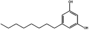 5-octyIbenzene-1, 3-diol