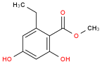 2, 4-dihydroxy-6-ethyIbenzoic acid, methyl ester