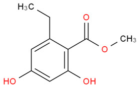 2, 4-dihydroxy-6-ethyIbenzoic acid, methyl ester