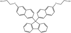 9,9-bis [6- (2-hydroxyethoxy) -2-naphthyl]fluorene