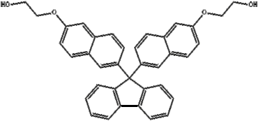 9,9-bis [6- (2-hydroxyethoxy) -2-naphthyl]fluorene