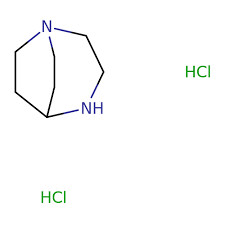 1,4-diazabicyclo[3.2.21 nonane dihydrochloride