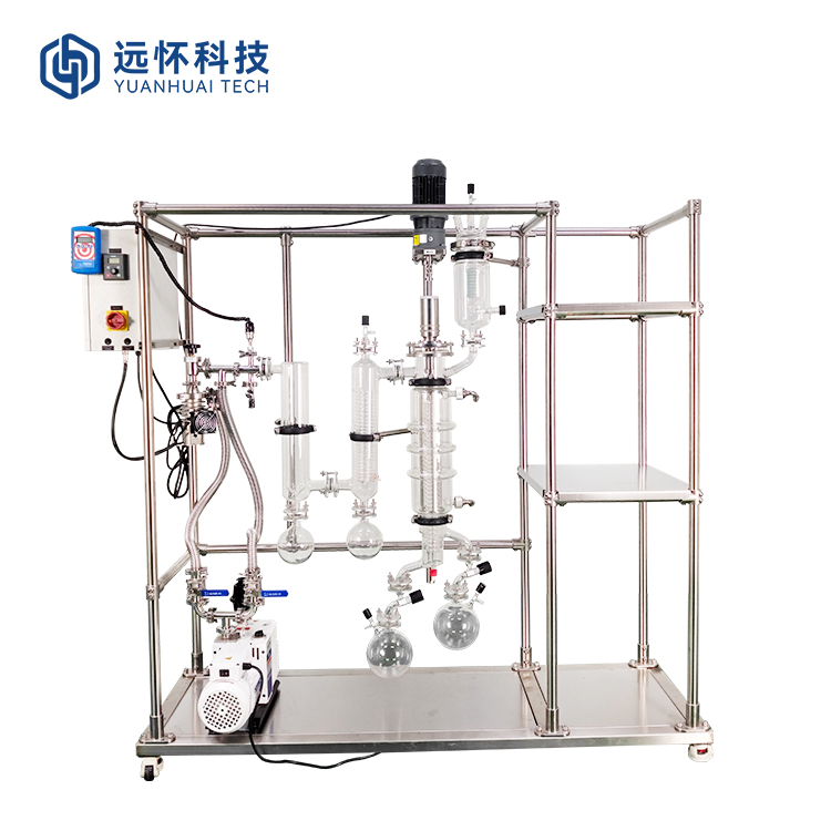 High evaporation rate thin wiped film evaporator solvent distillation machine