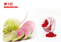 Radish red color