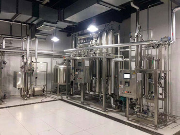 WEMAC High Quality pharmaceutical equipment water distillation plant with Evaporator Preheater