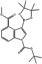 1-tert-Butyl 4-methyl 3-(4,4,5,5-tetramethyl-1,3,2-dioxaborolan-2-yl)-1H-indole-1,4-dicarboxylate