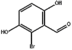 2-Bromo-3,6-dihydroxybenzenecarbaldehyde