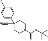 tert-Butyl4-cyano-4-(4-fluorophenyl)piperidine-1-carboxylate