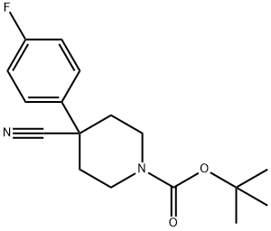 tert-Butyl4-cyano-4-(4-fluorophenyl)piperidine-1-carboxylate