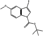 tert-Butyl3-iodo-5-methoxy-1H-indole-1-carboxylate
