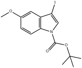 tert-Butyl3-iodo-5-methoxy-1H-indole-1-carboxylate