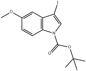 tert-Butyl3-iodo-5-methoxy-1H-indole-1-carboxylate