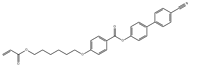 4[4[6-Acryloxyhex-1-yl)oxyphenyl]carboxy-biphenyl-4′-carbonitrile
