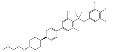 1,1'-Biphenyl, 4-[difluoro(3,4,5-trifluorophenoxy)methyl]-3,5-difluoro-4'-(trans-4-pentylcyclohexyl)