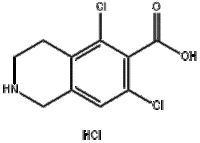 6-Isoquinolinecarboxylic acid, 5,7-dichloro-1,2,3,4-tetrahydro-, hydrochloride (1:1)