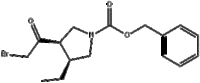 (3R,4S)-3-(2-Bromoacetyl)-4-ethyl-1-pyrrolidinecarboxylic acid phenylmethy! ester