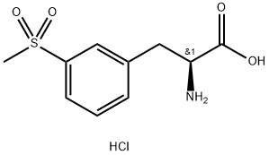 (S)-2-amino-3-(3-(methylsulfonyl)phenyl) propanoic acid hydrochloride