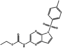 N-[5-[(4-Methylphenyl)sulfony!]-5H-pyrrolo[2,3-b]pyrazin-2-yl]carbamic. acid ethyl ester 